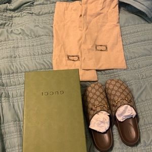 Gucci GG supreme horsebit mule 🤎🤎